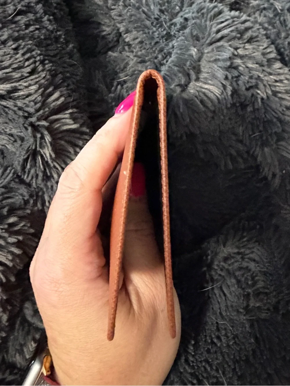 Louis Vuitton Brown leather card holder